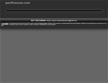 Tablet Screenshot of pacificocean.com